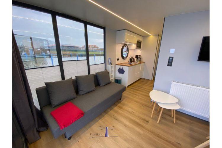 Hausboot Fjord Vela Mit Biosauna In Barth Exterior foto